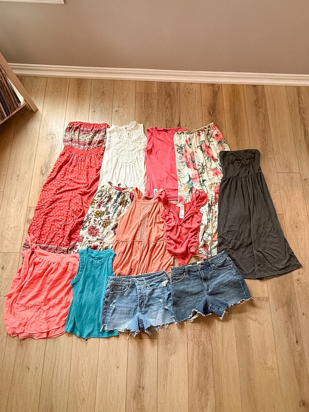 WOMENS BOUTIQUE SUMMER CAPSULE WARDROBE BUNDLE VACATION COASTAL BOHO SIZE M